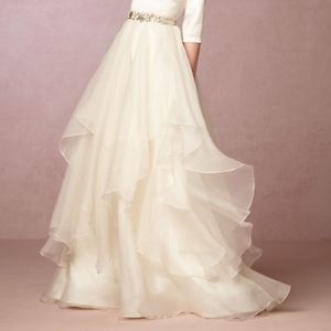 BHLDN Wedding Lowell Skirt by Watters in Ivory